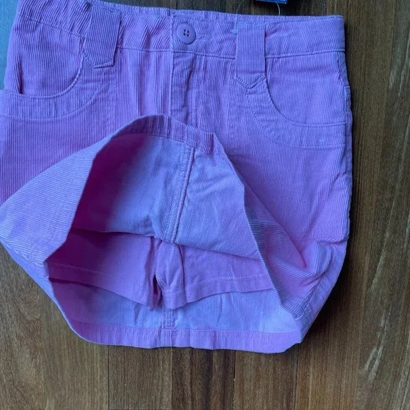 NEW Land's End Sz 10 Pink Corduroy Skort - Picture 3 of 6